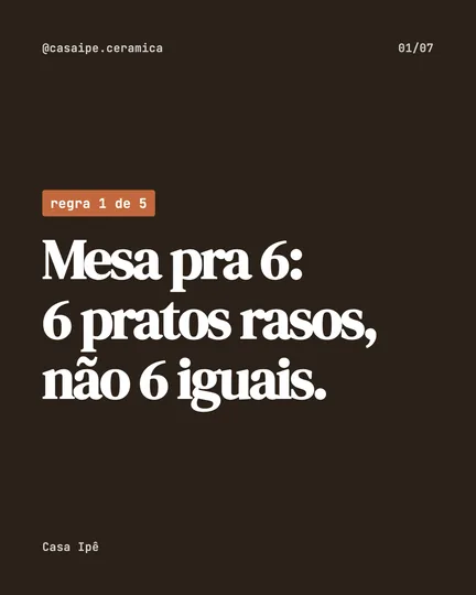 Mesa para 6 sem jogo completo, slide 1