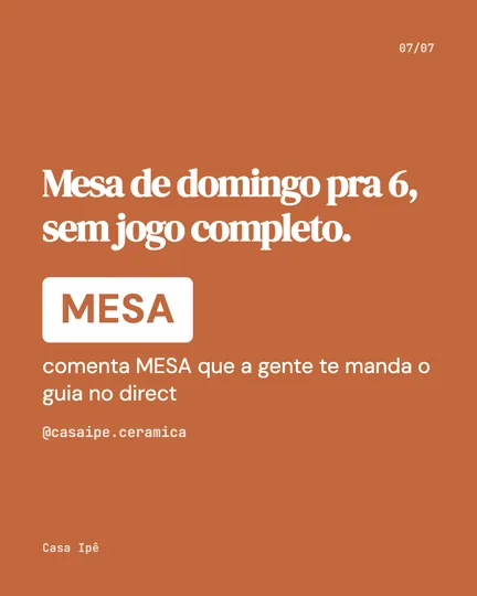 Mesa para 6 sem jogo completo, slide 7