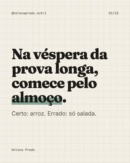 Véspera da prova longa, slide 1