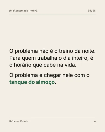 Treino em jejum depois do expediente, slide 5