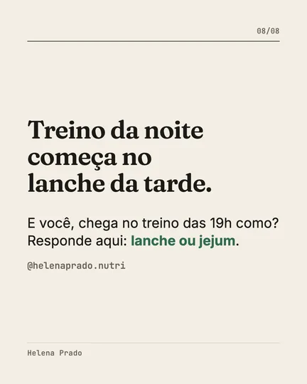 Treino em jejum depois do expediente, slide 8