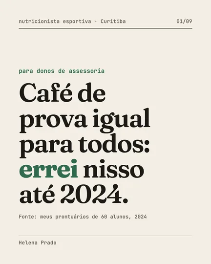 O café de prova que eu errei, slide 1