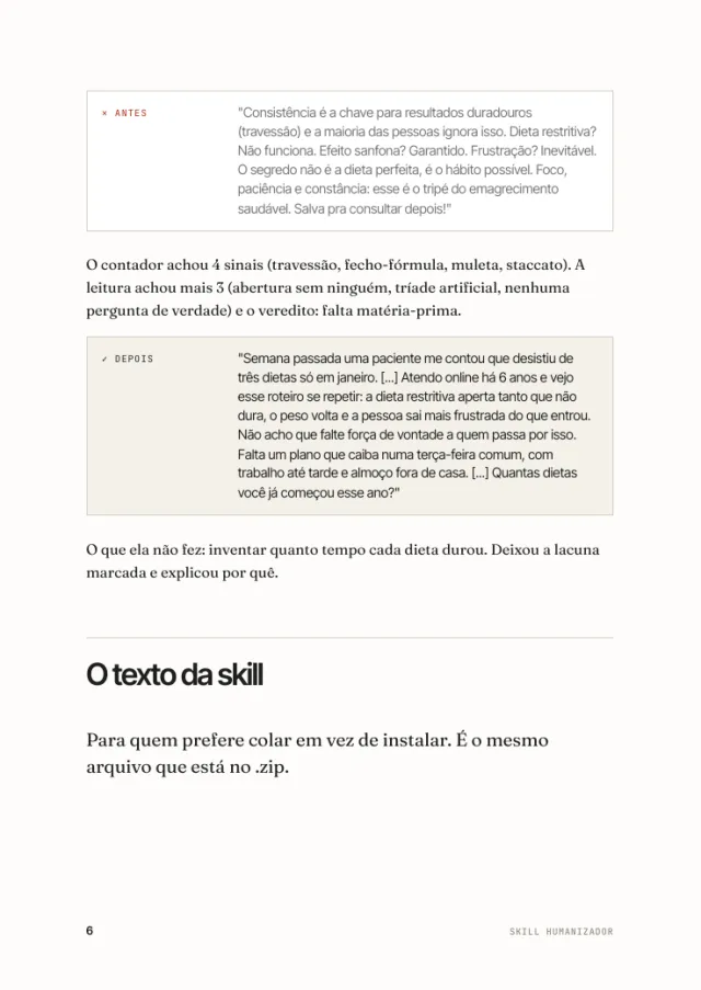 Skill Humanizador, página interna 3 de 3